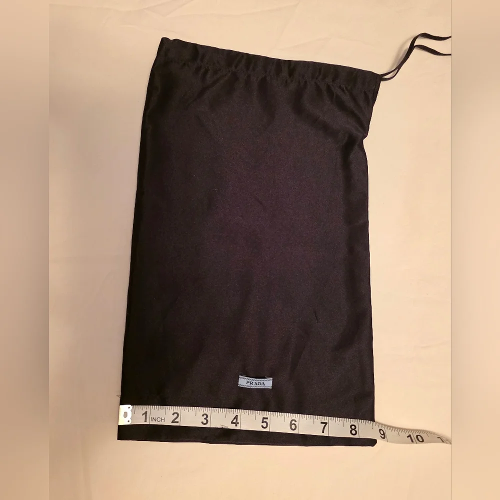 PRADA Authentic Prada Black Satin Dust Bag – Medium Handbag Storage